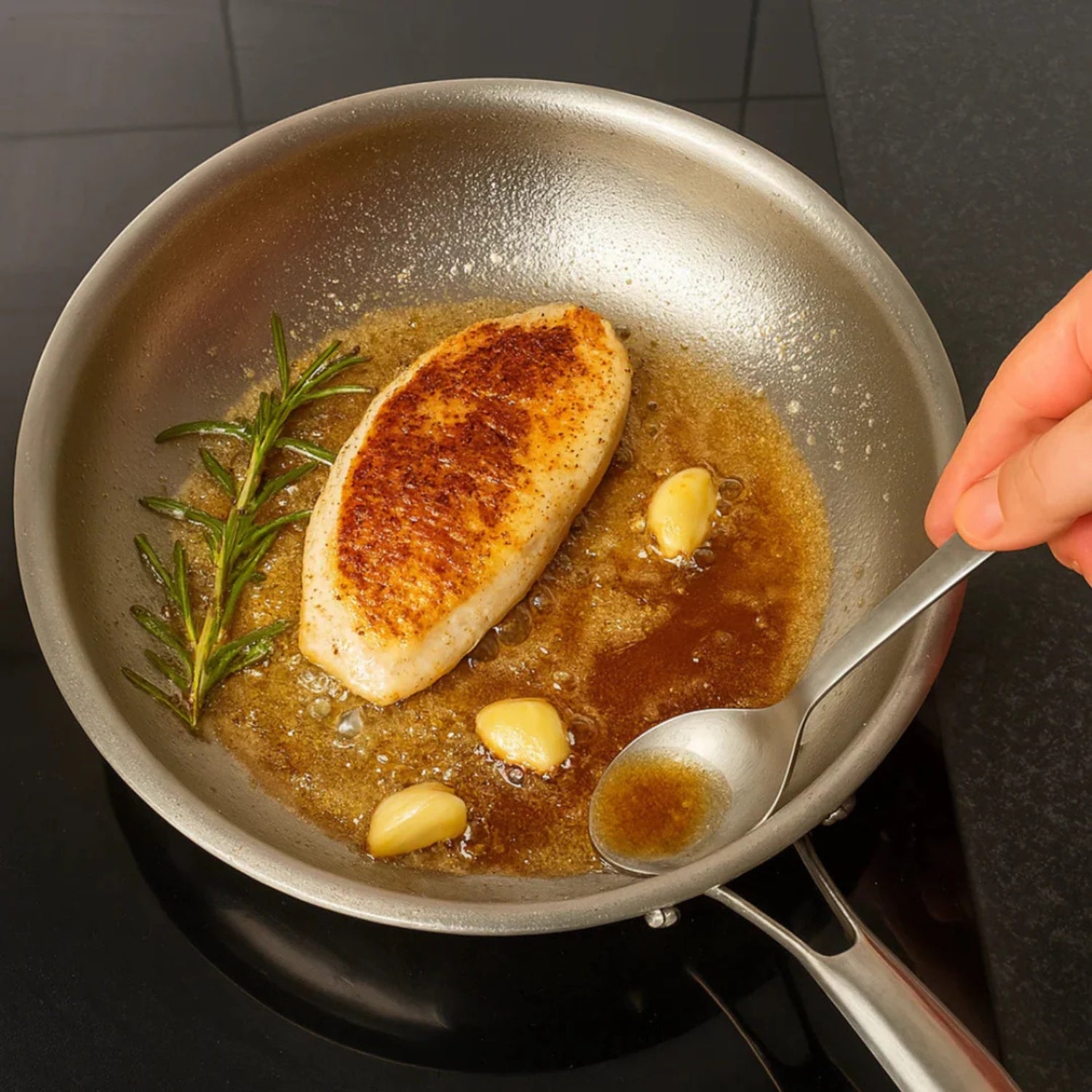 Titanium Cookware Duo | Hammered Pro Pan Set